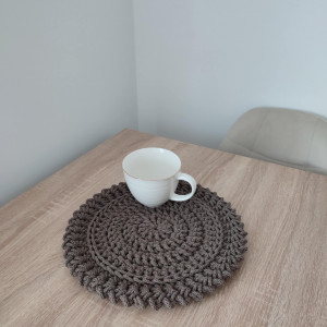 Podkładka szydełkowa okrągła 32cm