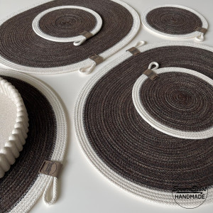 Podkładki brązowe 4 szt