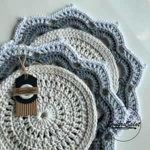 Podkładki ecru 2 szt