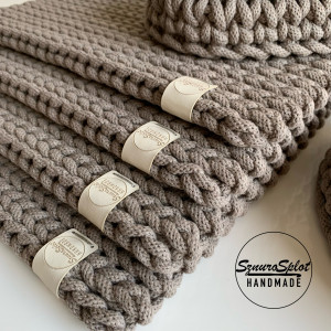 Podkładki ze sznurka 30x40 w kolorze lnu i gratis