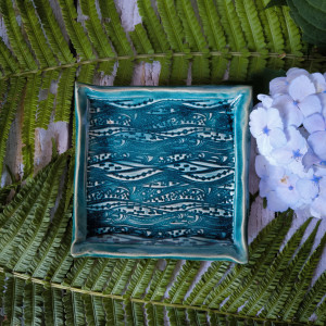 Podstawka ceramiczna FALE MROSKIE