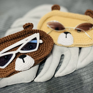 Podstawka szydełkowa - hitowa podkładka na okulary