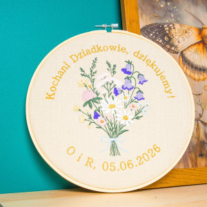 PODZIĘKOWANIA 5, INDYWIDUALNA DEDYKACJA, HAFT W TAMBORKU