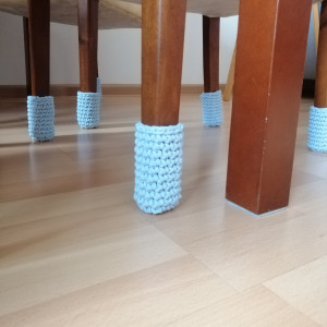 Pokrowiec,osłony na nogi krzeseł,stołków,4sztuki kwadratowe.