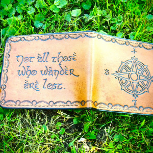 Portfel - kompas hobbita