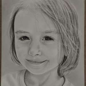 Portret ołówkiem ze zdjęcia na zamówienie format A3