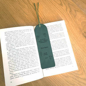 Prezent dla nauczyciela na koniec roku Zakładka z grawerem