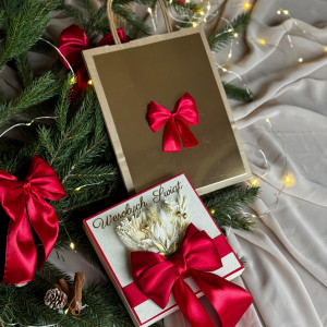 Prezent świąteczny na pieniądze z torebką