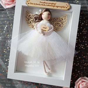 Prezent z okazji przejścia na emeryturę, Anioł, Ramka, Emerytura