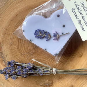 Prezenty dla gości mydło lawenda