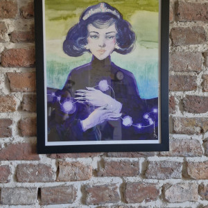 Print XXL "Kosmiczna energia" Art Ela Jankowska