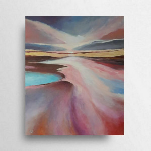 Przestrzeń -obraz akrylowy 60/50 cm.