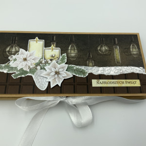 Pudełko na czekoladę, czekoladownik, wzór nr 4