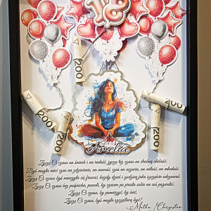 Ramka A3 na 18 urodziny