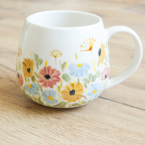 Ręcznie malowany kubek łączka 1 (300ml)