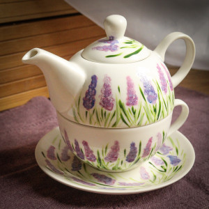 Ręcznie malowany zestaw do herbaty