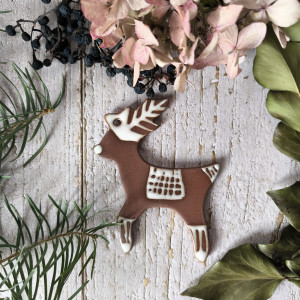 Renifer, ozdoba na choinkę