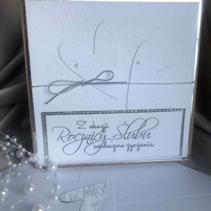 Rocznica Ślubu! Kartka z kopertą!