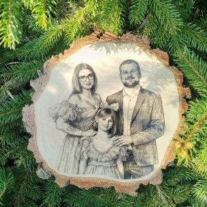 Rodzinny plaster drewna.