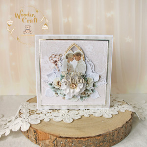Romantyczna kartka ślubna, pamiątka ślubu "Lifetime Loving You 2"