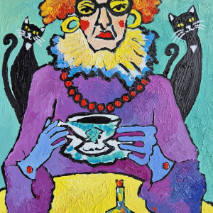 rozmowa bez słów z kotem art wesoła pani z kocim dworem