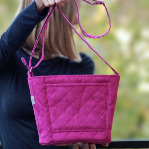 różowa mini torebka