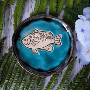 RYBA mała podstawka ceramiczna