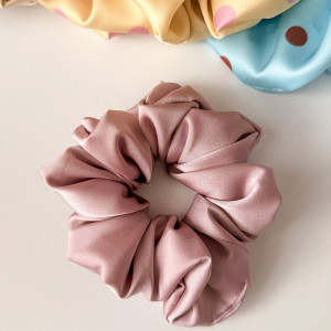 Scrunchie do włosów z jedwabiem / SM01