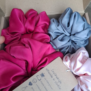Scrunchie. Zestaw 5 sztuk.