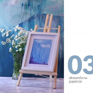 Senne pejzaże - wyjątkowa akwarela nr 03 PREZENT