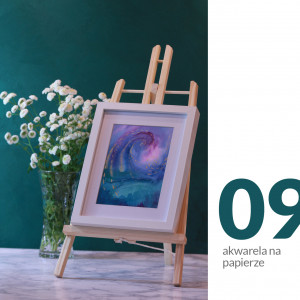 Senne pejzaże - wyjątkowa akwarela nr 09 PREZENT rezerwacja