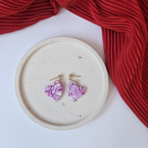 Serca wiszące róż mix