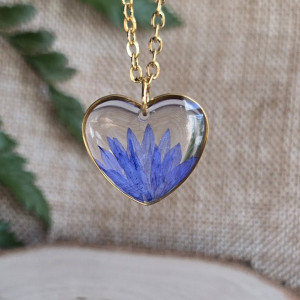 Serce z kwiatami kwiaty chabry