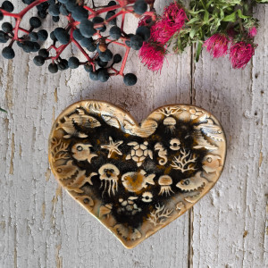 Serduszko ceramiczne MORZE