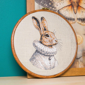 Sir Rabbit, haft w oprawie 20 cm