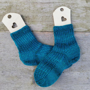 Skarpety turkusowy melanż