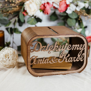 Skrzynka na koperty ślubne,PUDEŁKO NA KOPRTY