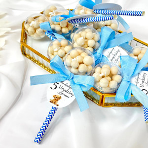 Słodkie podziękowanie dla gości ślub Komunia Chrzest hit