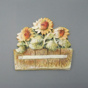 Słoneczniki - dekoracja ścienna.