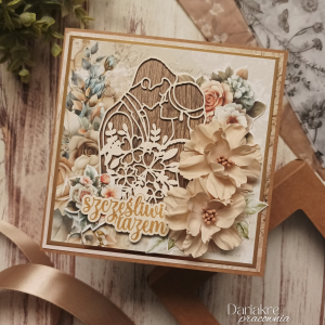 Ślub, kartka ślubna w pudełku szczęśliwi razem, s85