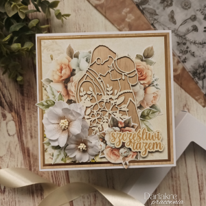 Ślub, kartka ślubna w pudełku szczęśliwi razem, s88