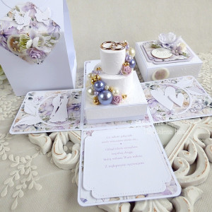 Ślubny exploding box 1025