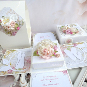 Ślubny exploding box 1046