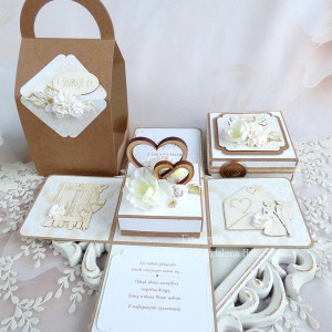 Ślubny exploding box 1053