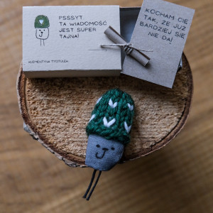 Śmieszna kartka kocham Cię - Klementyna tyciTulek