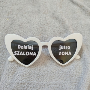 Śmieszne okulary wieczór panieński, Panna Młoda, żona, fotobudka