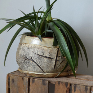 SPĘKANA ZIEMIA 2_doniczka ceramiczna