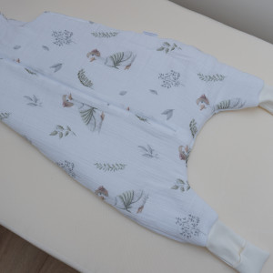 Śpiworek z nogami Lananna - muślin rampers M