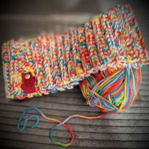 „Sprinkles” kolorowa opaska z wełną