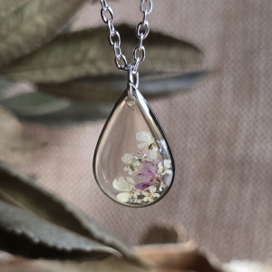 Srebrna łezka bukiet kwiatów dzika marchew róż